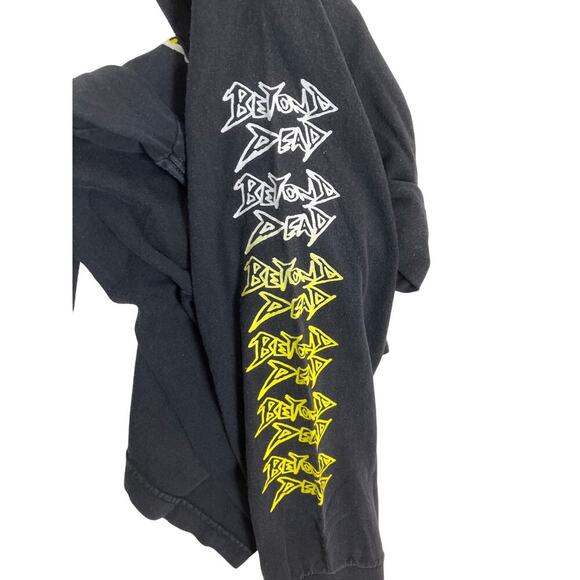 Lifted Research Group LRG Long Sleeve Men's Medium Black Yellow Print - Picture 4 of 5